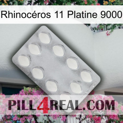 Rhinocéros 11 Platine 9000 16